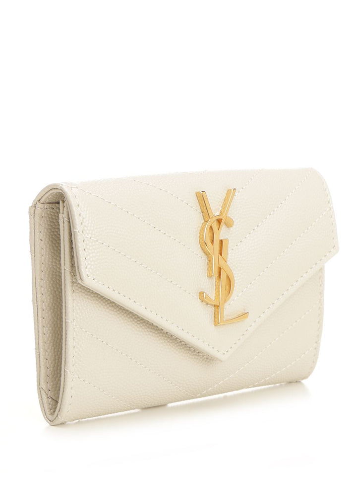 Saint Laurent Cassandre Wallets - Black | 8b07e90b6fadc418d37db8924914e746016187a8