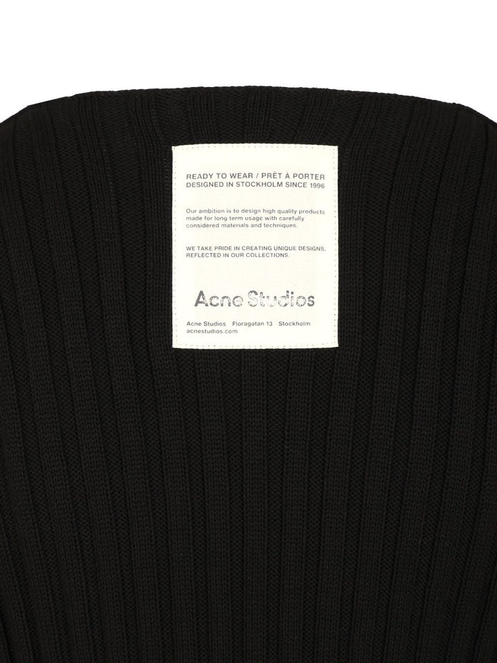 Acne Studios Crew Neck Sweater Knitwear - Black | 6222c81282c97c81ae54986ae273cd6e808a945b