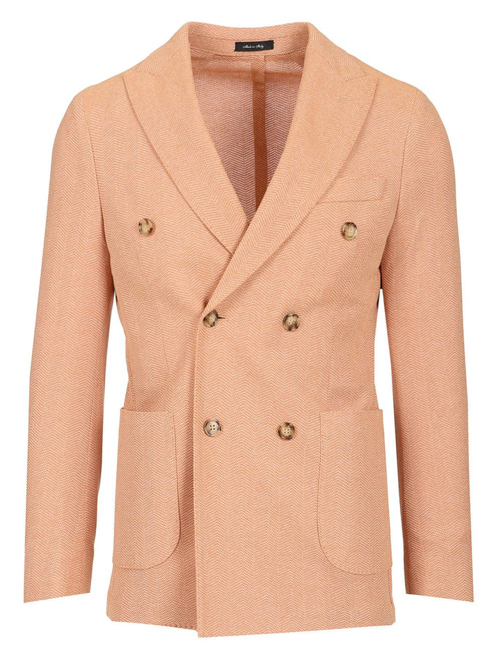 Al Duca D'Aosta Unlined Double-Breasted Jacket Jackets - Orange | 4a89efabe73f903b6af657f1c87e24742029904f