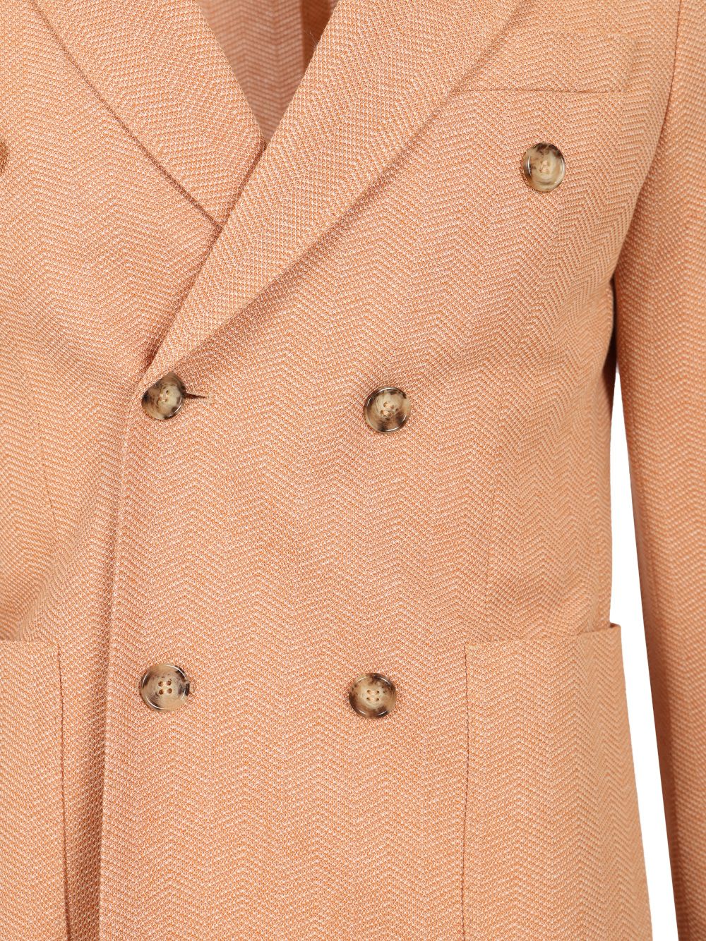 Al Duca D'Aosta Unlined Double-Breasted Jacket Jackets - Orange | cc76f566542d25db0ef1461c49dc07654be4c786