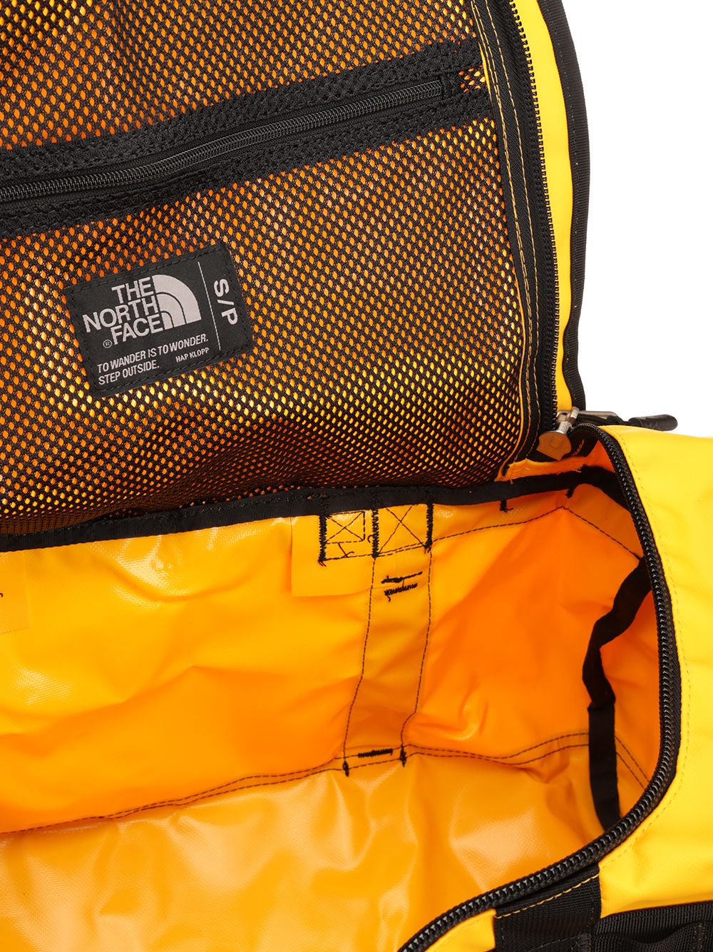 The North Face “Base Camp Duffel” 50l - S Travel bags - Yellow | 20ee7931302ba32c1324a69ef3c11ef63e20a873