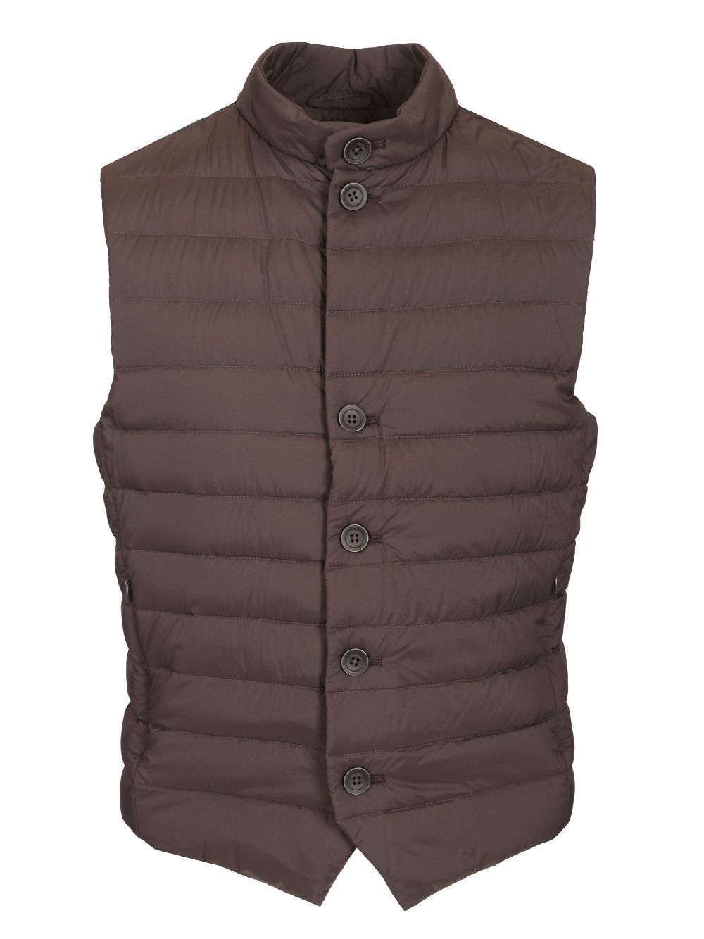 Herno Rain Proof Vest Jackets - Brown | c686b5e957c7a4056eb9f7cb5feb79792214e615