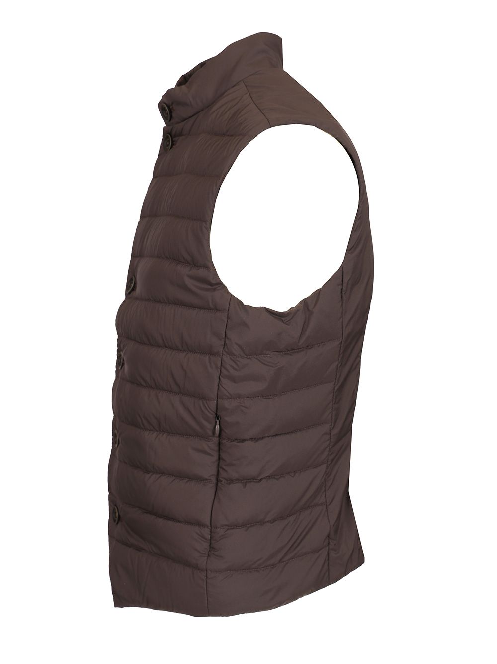 Herno Rain Proof Vest Jackets - Brown | 0e1730cdfc3559b87fecc803358f873d9dd10566