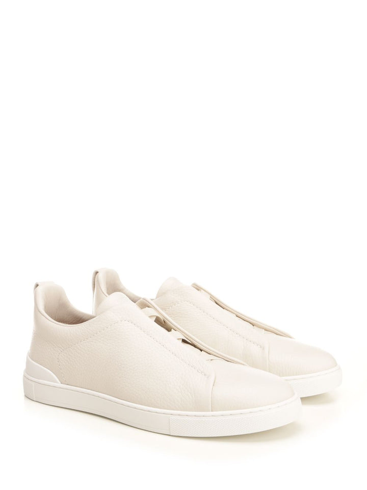 Ermenegildo Zegna Triple Stitch Sneakers - White | 8b850be55bffd5d56aa9c5945d3a338681536a0d