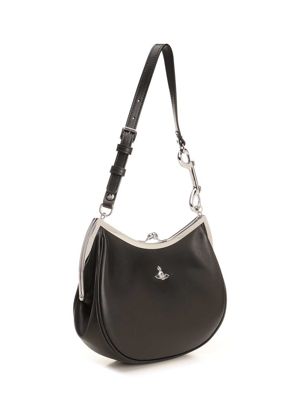 Vivienne Westwood Charm Frame Shoulder Bags - Black | d829d460eb235c0a2d60774765d50feabefa5a6c