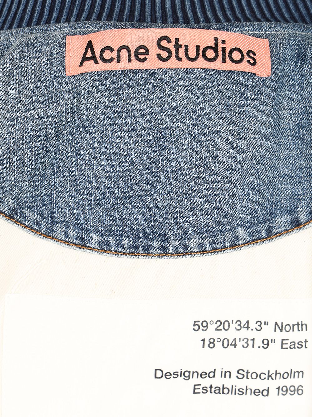 Acne Studios Denim Bomb Jacket With Camo Details Jackets - Brown | aeff95e44e20c98284773ad0e8890f1a1bb4225d