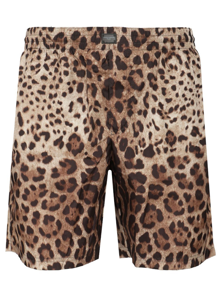 Dolce & Gabbana Leopard Print Swimsuit Trousers - Animalier | 3bae049b963c5849429b82ab67c08c13abcb6a45