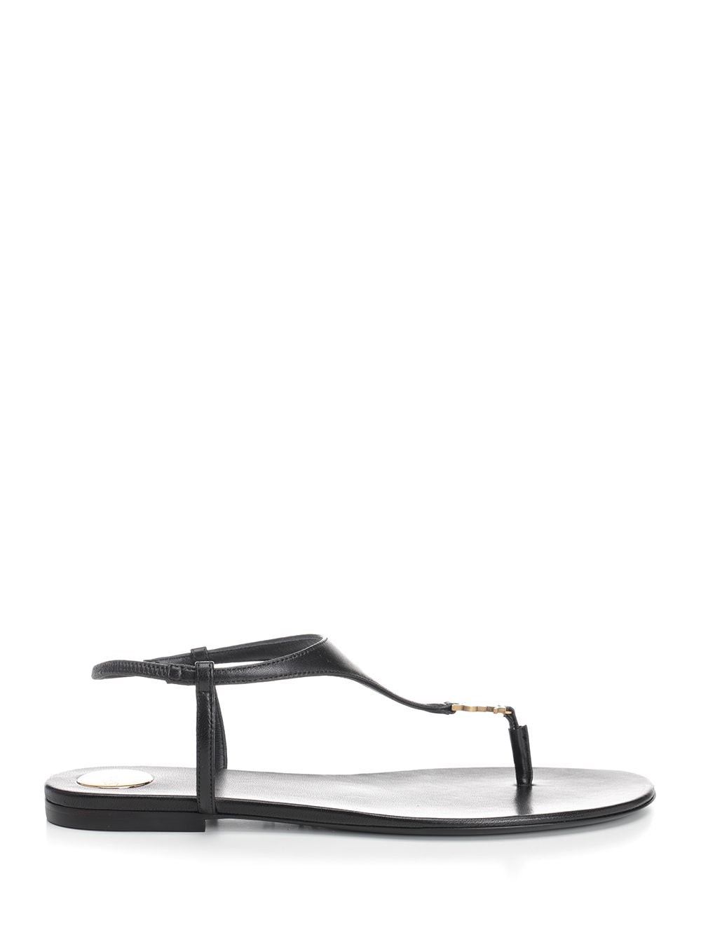 Saint Laurent Cassandra Sandals - Black | 9e6db162413591e5c2dfad2eae7a71a6fd5f101f