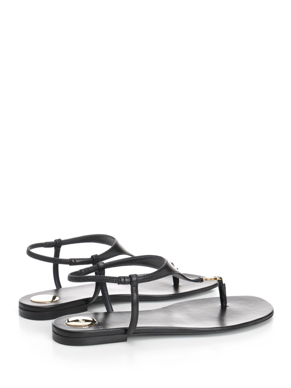 Saint Laurent Cassandra Sandals - Black | 11da173f7e7fc0510c698be7abbfc1be668a7240