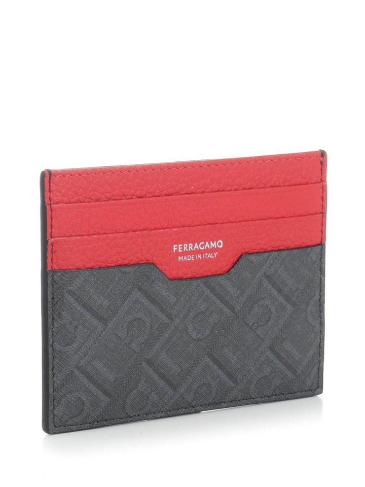 Ferragamo Two-Tone Card Holder Wallets - Multicolor | 488c870d82711049c65418f61826210fc1d6c35b