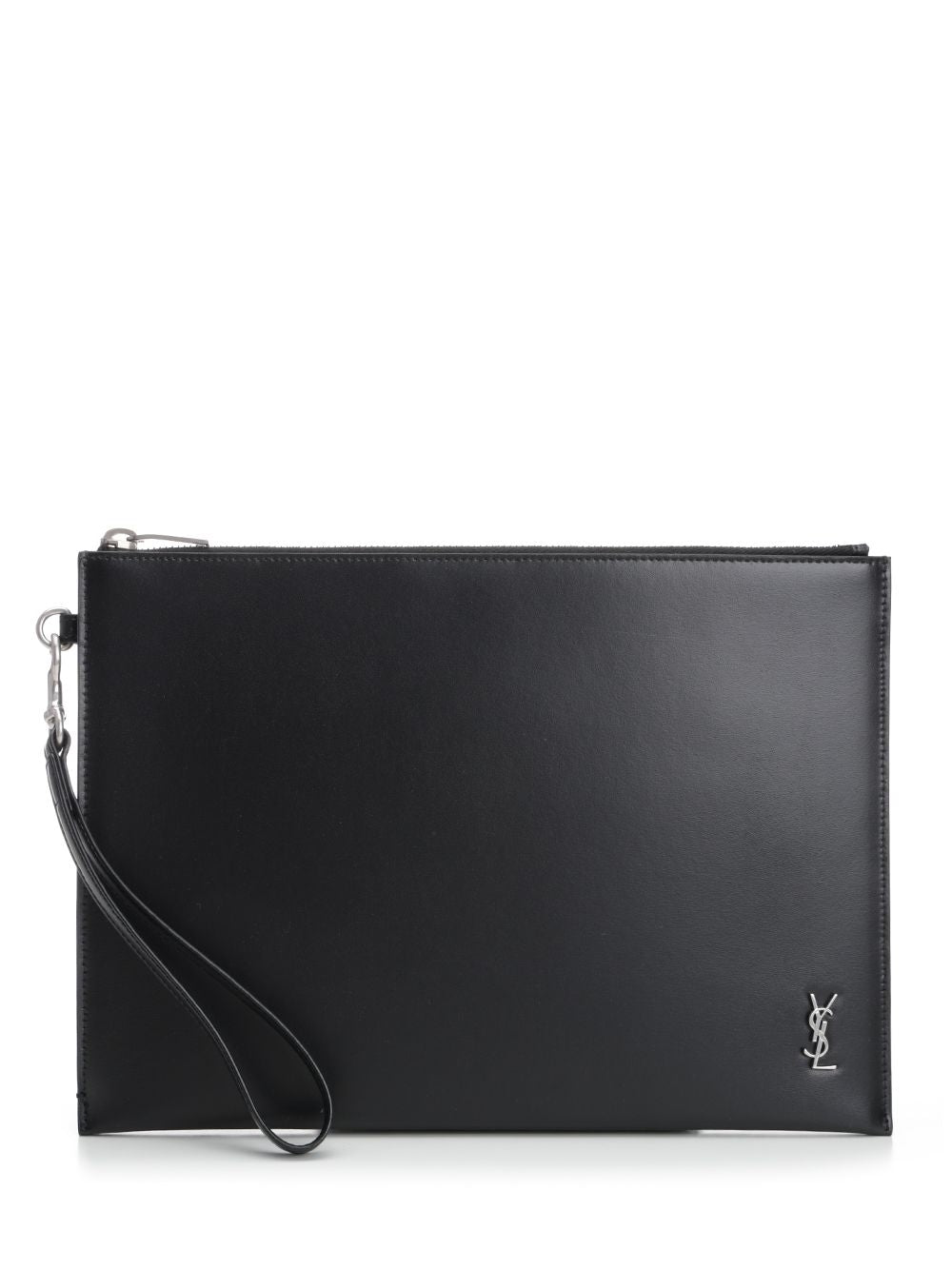 Saint Laurent Black Leather Ipad Case Handbags - Black | fbbd9a86efbc83eb0f31cdee63e0665065498950