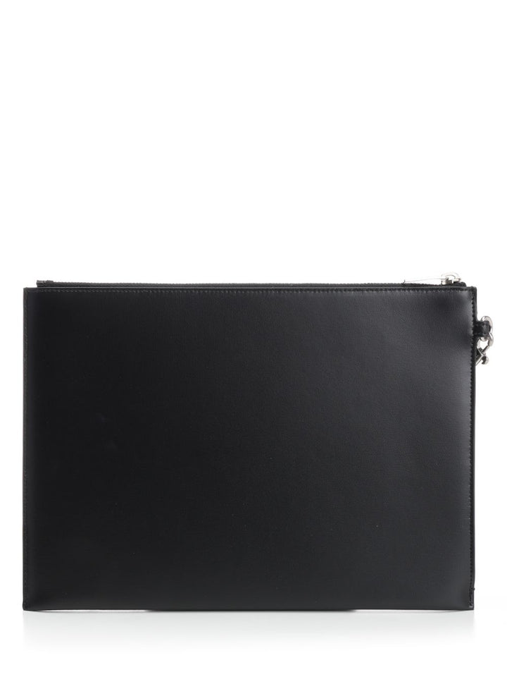 Saint Laurent Black Leather Ipad Case Handbags - Black | edb98301e70c0c90c8c36f861caa2038c44b089d