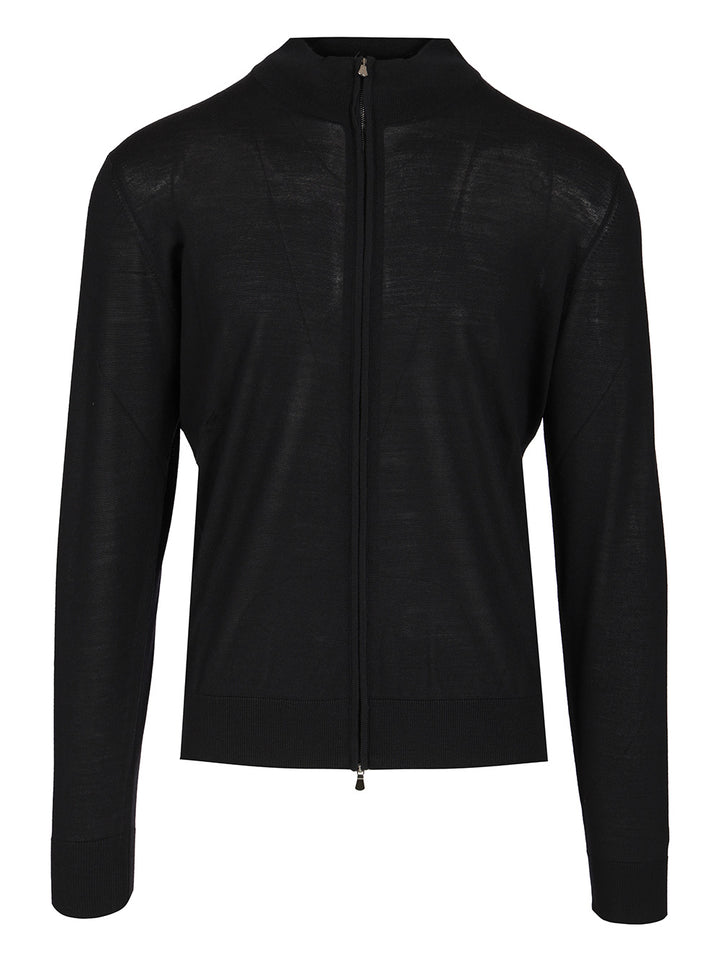 Filippo De Laurentiis Fullzip Cardigan Knitwear - Blue | a98fcfd04dac14d29de1dab13edd560809e27496