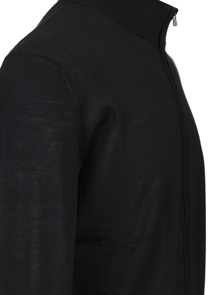 Filippo De Laurentiis Fullzip Cardigan Knitwear - Blue | 3343e21b03e98bb9f5c0d3021a937bb0a4cb20b8