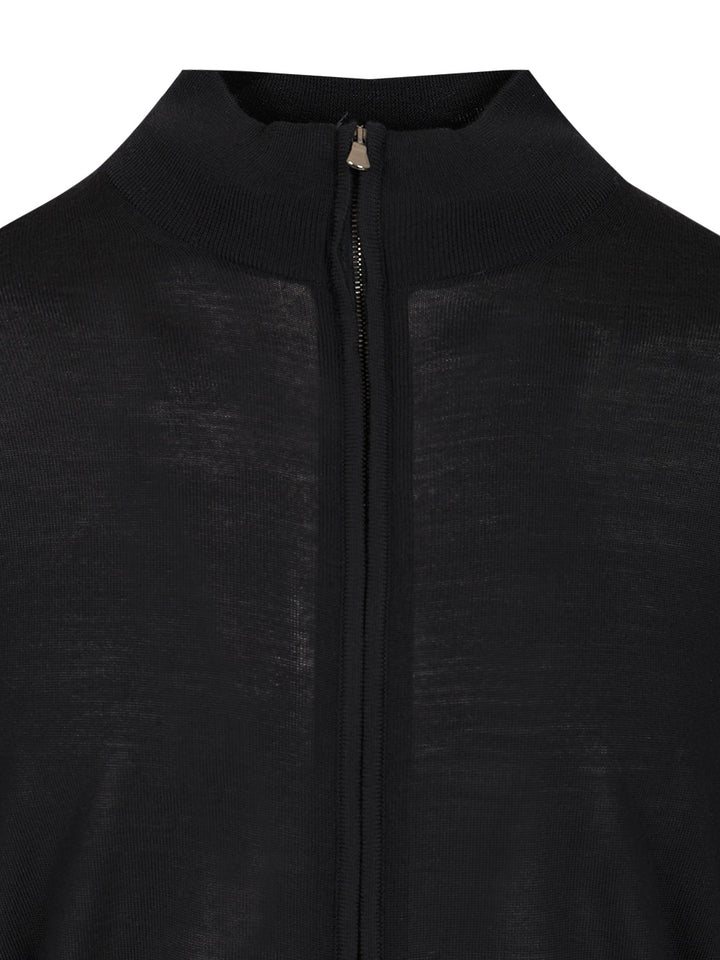 Filippo De Laurentiis Fullzip Cardigan Knitwear - Blue | 42d6d5e733a1a46a2e63cfc584c933b44b5b4611