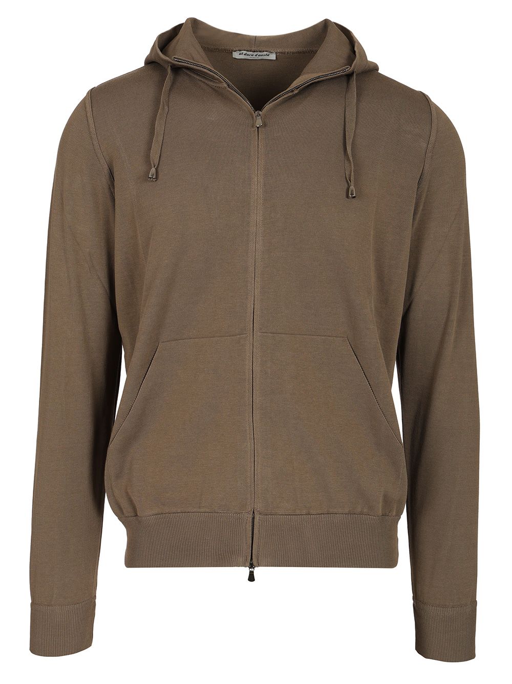 Al Duca D'Aosta Brown Cotton Sweatshirt Knitwear - Brown | 27ea5b883ae256783ac1ef55e33dc3978ef09652