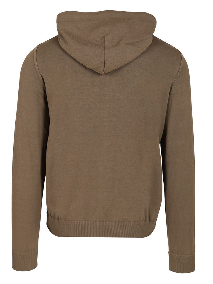 Al Duca D'Aosta Brown Cotton Sweatshirt Knitwear - Brown | e7430a7a864eac614ee747af3ab7a8b7187c5350