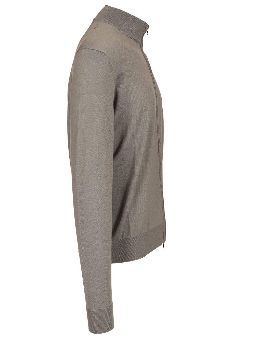 Al Duca D'Aosta Fullzip Cardigan Knitwear - Grey | 5a51df09874c914ae9a927436091753b871e342a
