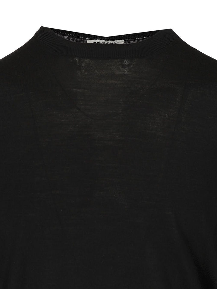 Filippo De Laurentiis Super 180s Wool  Sweater Knitwear - Black | 452d22079d6bae2b20d51c5c107d3a766bf81a91