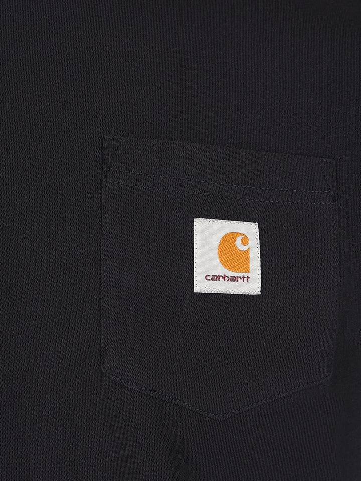 Carhartt Wip With Applied Pocket T-Shirt - Blue | 4d4b734d05e78ca10d08be66c78232ddec98c927