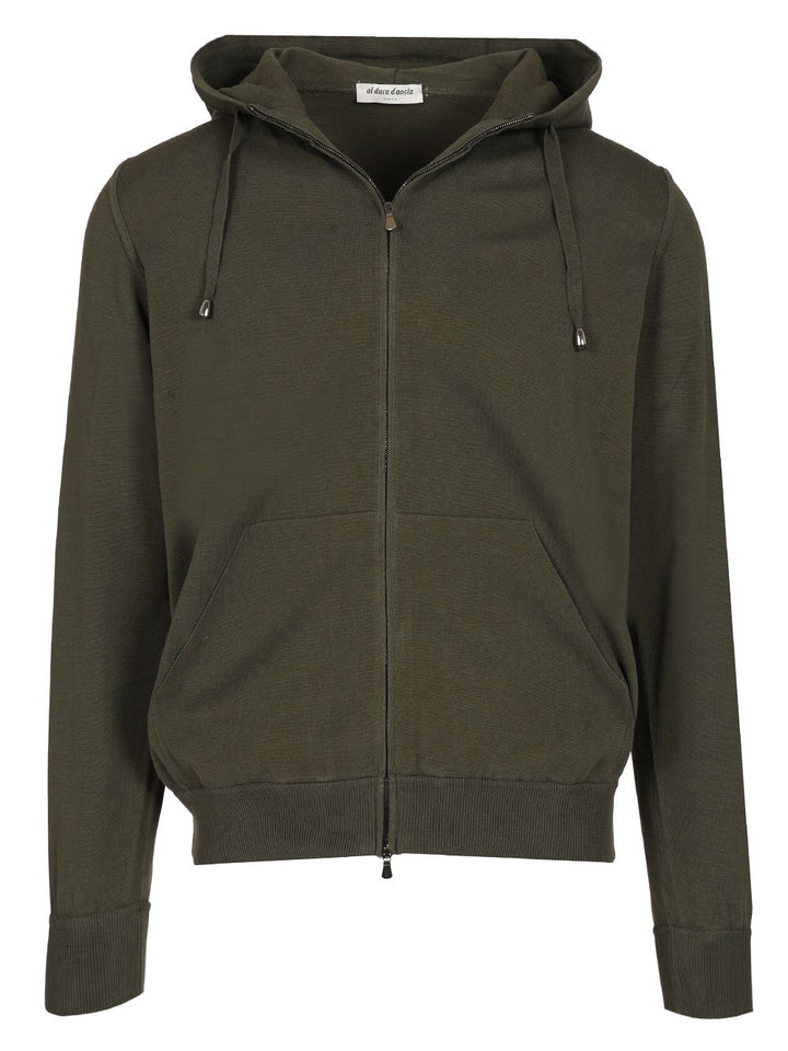 Al Duca D'Aosta Green Cotton Sweatshirt Knitwear - Green | d76cd95dae8fb00b16fb79717871f75f6e77f099