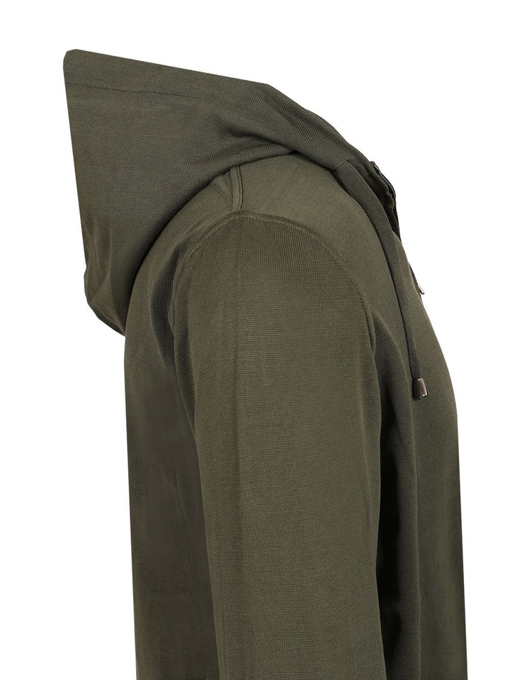 Al Duca D'Aosta Green Cotton Sweatshirt Knitwear - Green | 97b08f66aa871250413bf9e822afcecd50792eb2