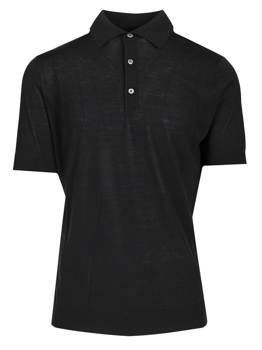 180s Wool Polo Polo Shirt Blue