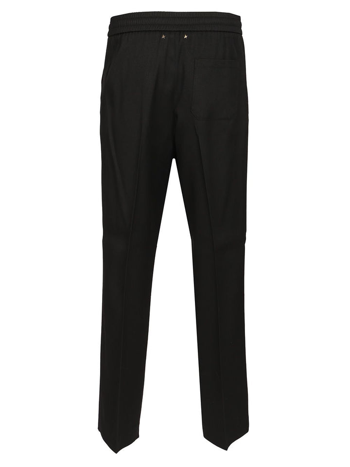 Golden Goose Deluxe Brand Wool Jogging Trousers - Black | 3599dfbb0a15836a405547d914e9c48e11c3701d