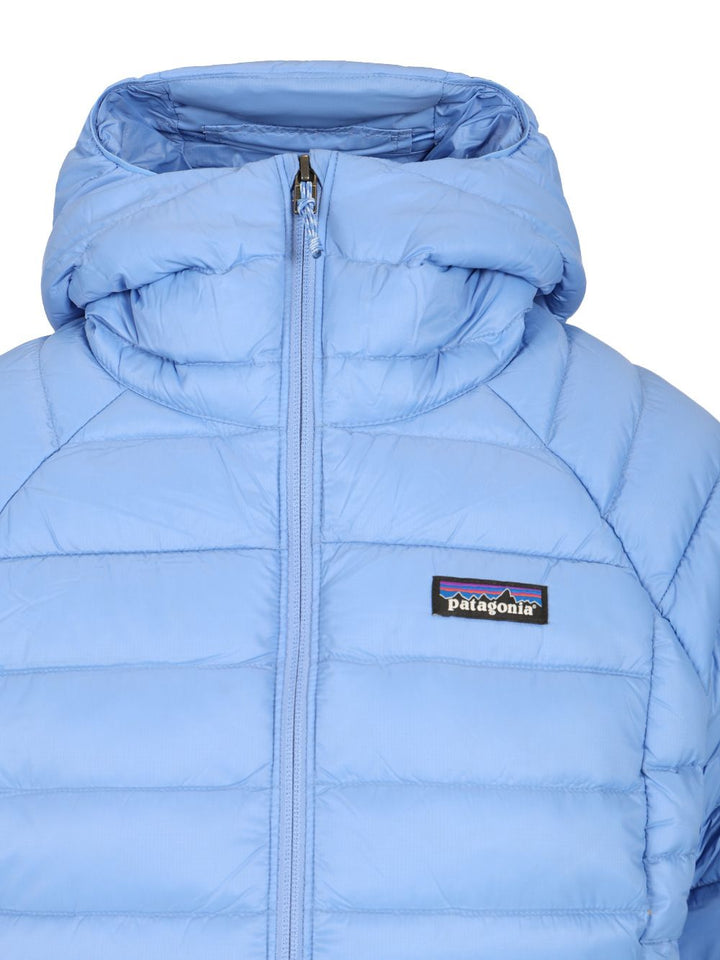 Patagonia Down Sweater™ Hoody Coats - Light blue | 140cfcdc23d74a674e0cec9f77416e31ab74defc