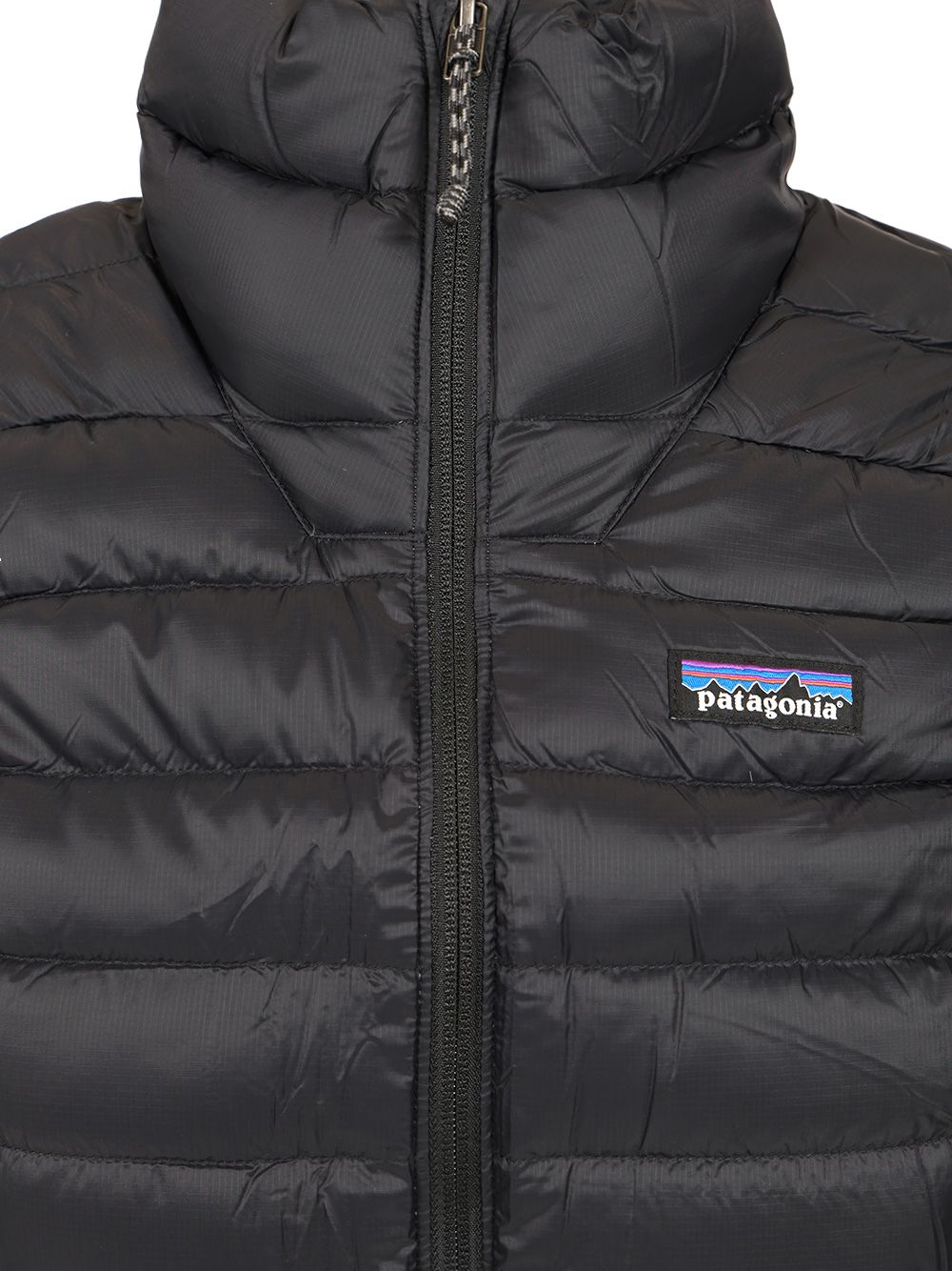 Patagonia Sleeveless Drawstring Down Jacket Coats - Black | 1ae9bbb545ed340af88b994b305bd51d2f6d7ab1