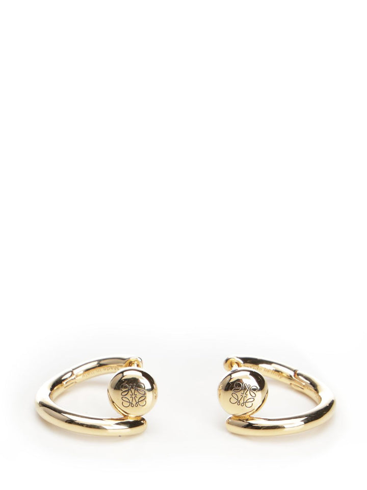 Loewe Silver Hoop Earrings Jewelry - Gold | df427ca2002c01352bba5e165b245036fdcd7efa