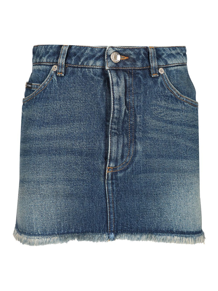 Dolce & Gabbana Denim Mini Skirt Skirts - Blue | baecffbc93d697f073b71da171427eb1ffaf9cec