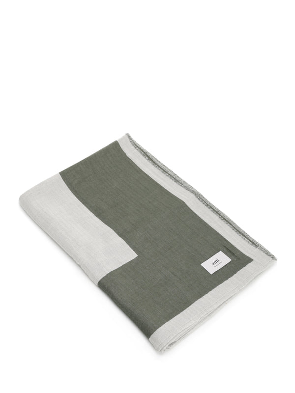 Bicolor Beach Towel Swimwear Green