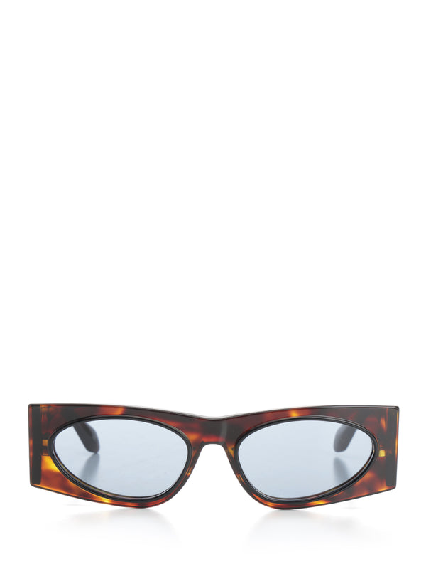 Cat-Eye Sun Glasses Brown