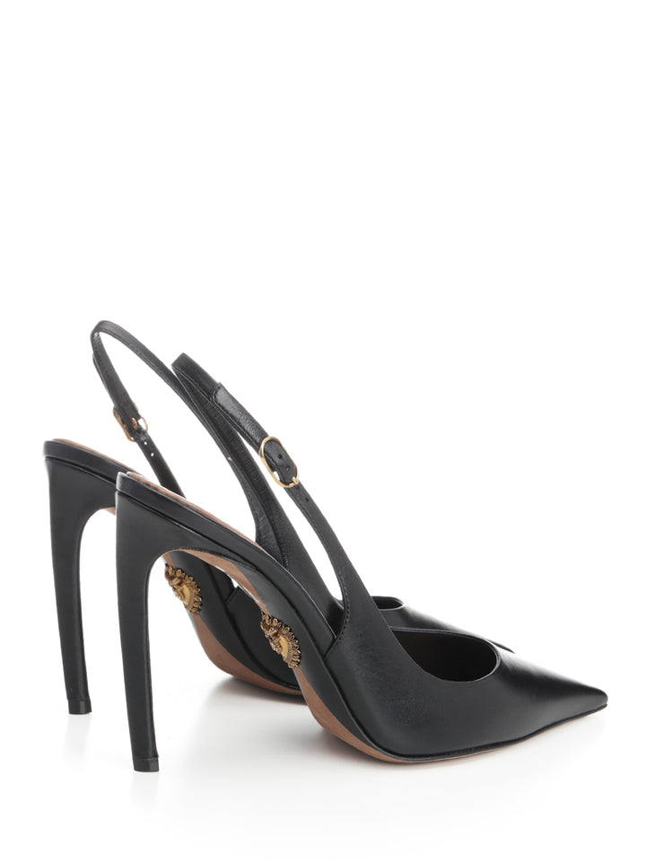 Dolce & Gabbana Leather Slingbacks Pumps - Black | 1fda84c9b4be2cb872d67e2be33887cf0086ad29