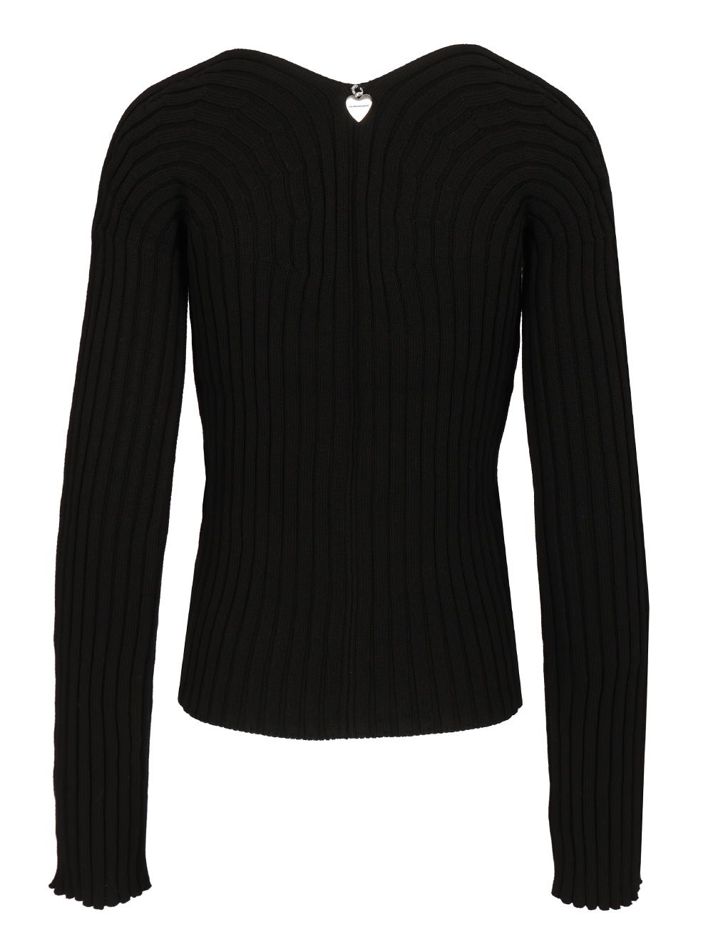 Acne Studios Ribbed Cotton Cardigan Knitwear - Black | 4ef099656159c72efb6ff9774dfe8521acf1279f