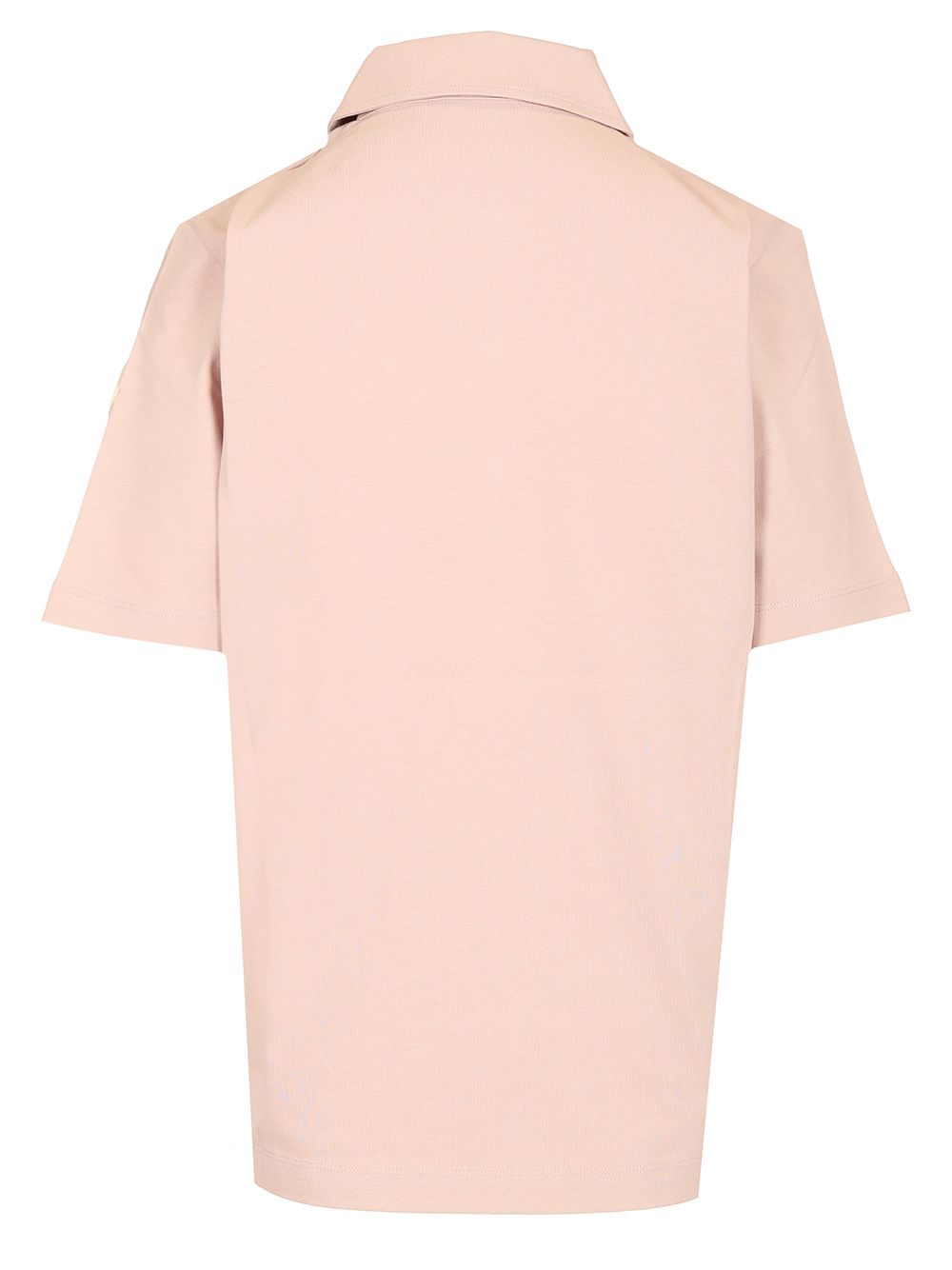 Moncler Short Sleeve Polo Polo shirt - Rose | f8d893c4fdda37ff461bba988753a122fdcf65c0