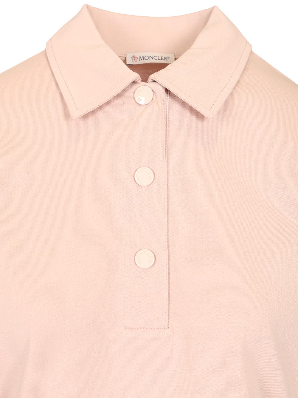 Moncler Short Sleeve Polo Polo shirt - Rose | 11a8e0f43af4805beb9dcaad46d6658479c50e68