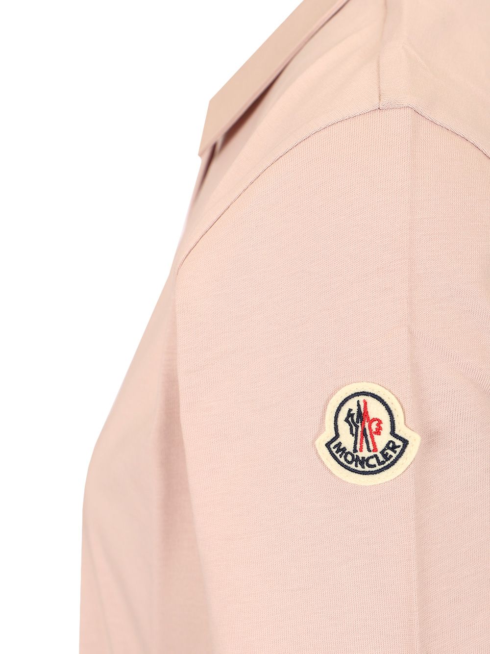 Moncler Short Sleeve Polo Polo shirt - Rose | 574b831451cc4a9c272c0d97f5b4acb580df5ddc