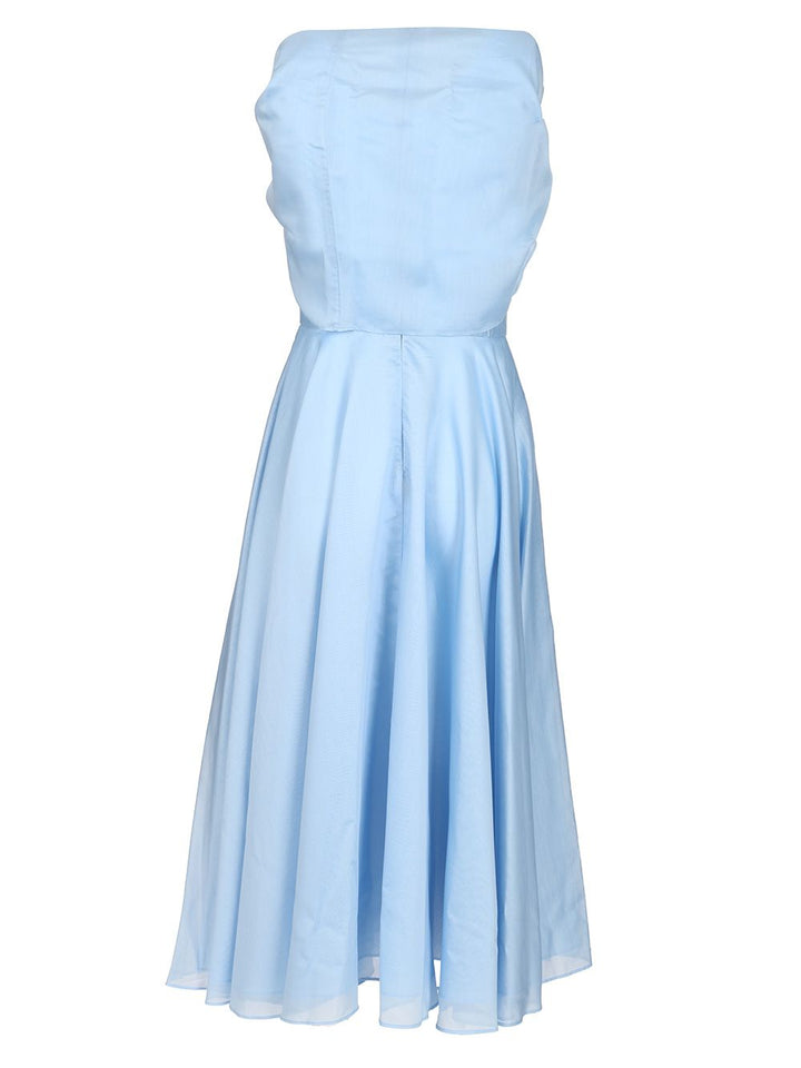 Al Duca D'Aosta Midi Dress With Shawl Dresses - Light blue | 8f0b9c03d79bd942e9c33c837a37ae7c12646cc4
