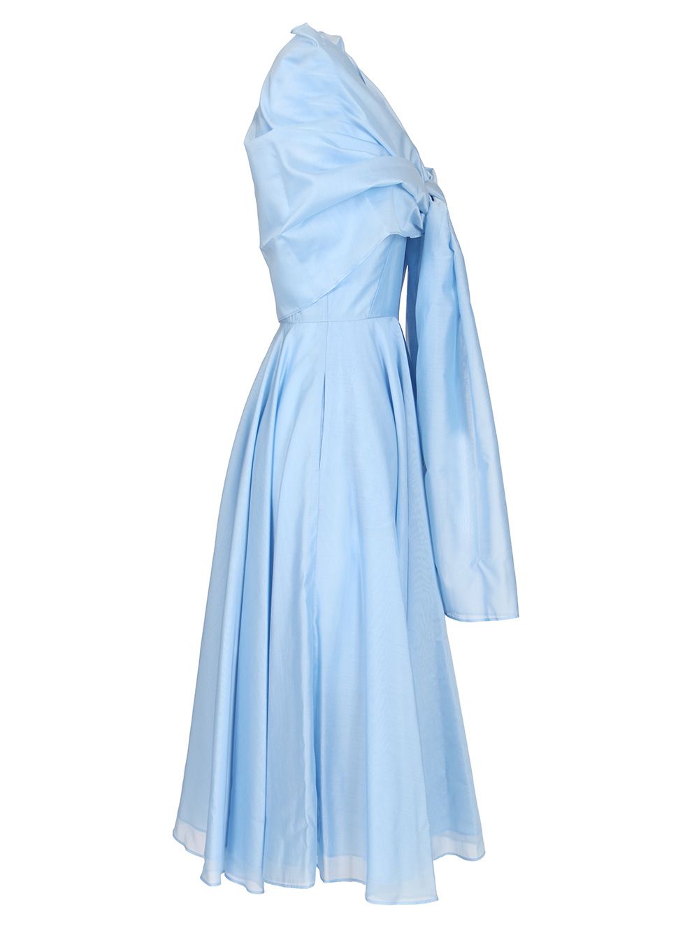 Al Duca D'Aosta Midi Dress With Shawl Dresses - Light blue | 00c6873ac1af1c505706e2915ecbd3a21b32ce56