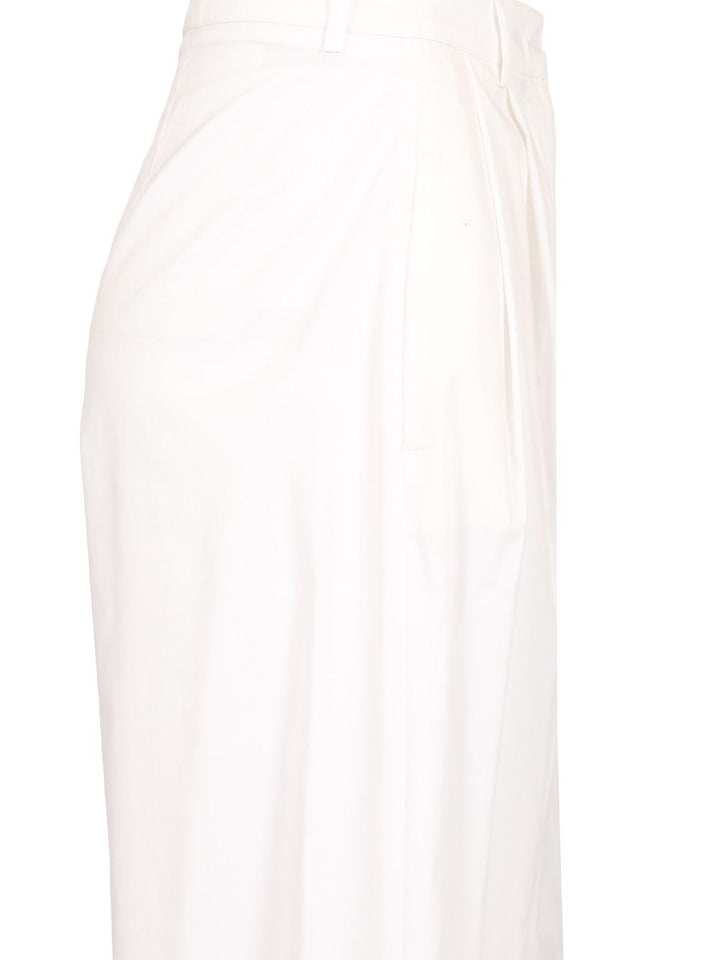 Al Duca D'Aosta Poplin Trousers - White | 0bc36e22b9e359fb998d236d82bf9e44d7dc1466