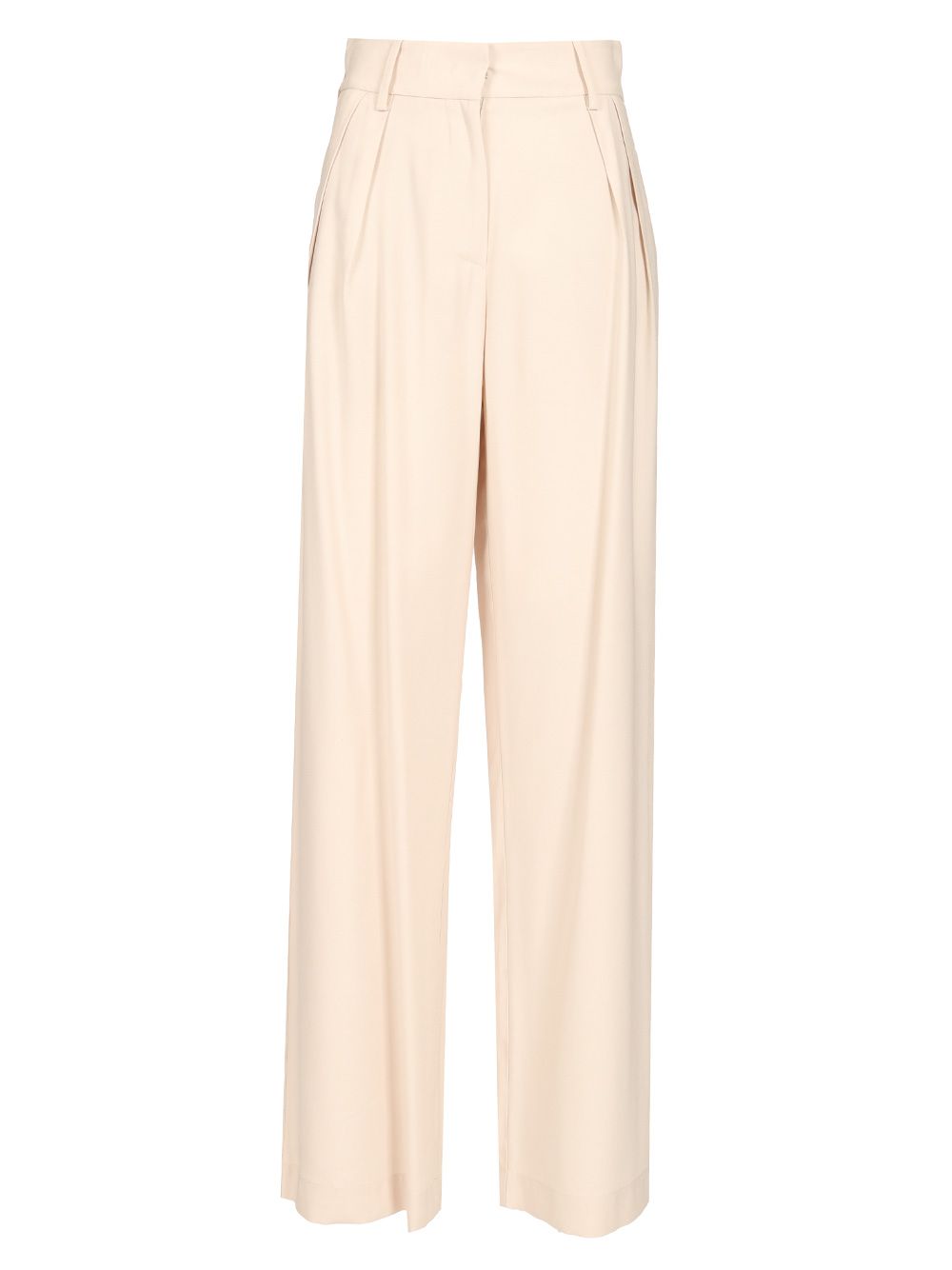 Al Duca D'Aosta Double Pleat Trousers - White | 008490df624236bf61ba4614215cda7f00d317f4