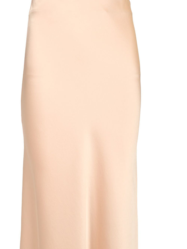 Al Duca D'Aosta Satin Long Skirt Skirts - Beige | f8ca16141eb8048e9b0ef5b7dce1d334a6d7e25b
