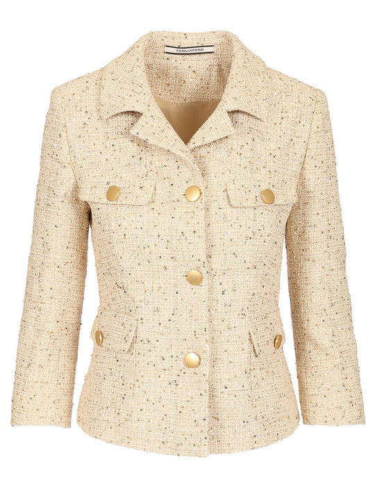 Short Jacket Jackets Beige