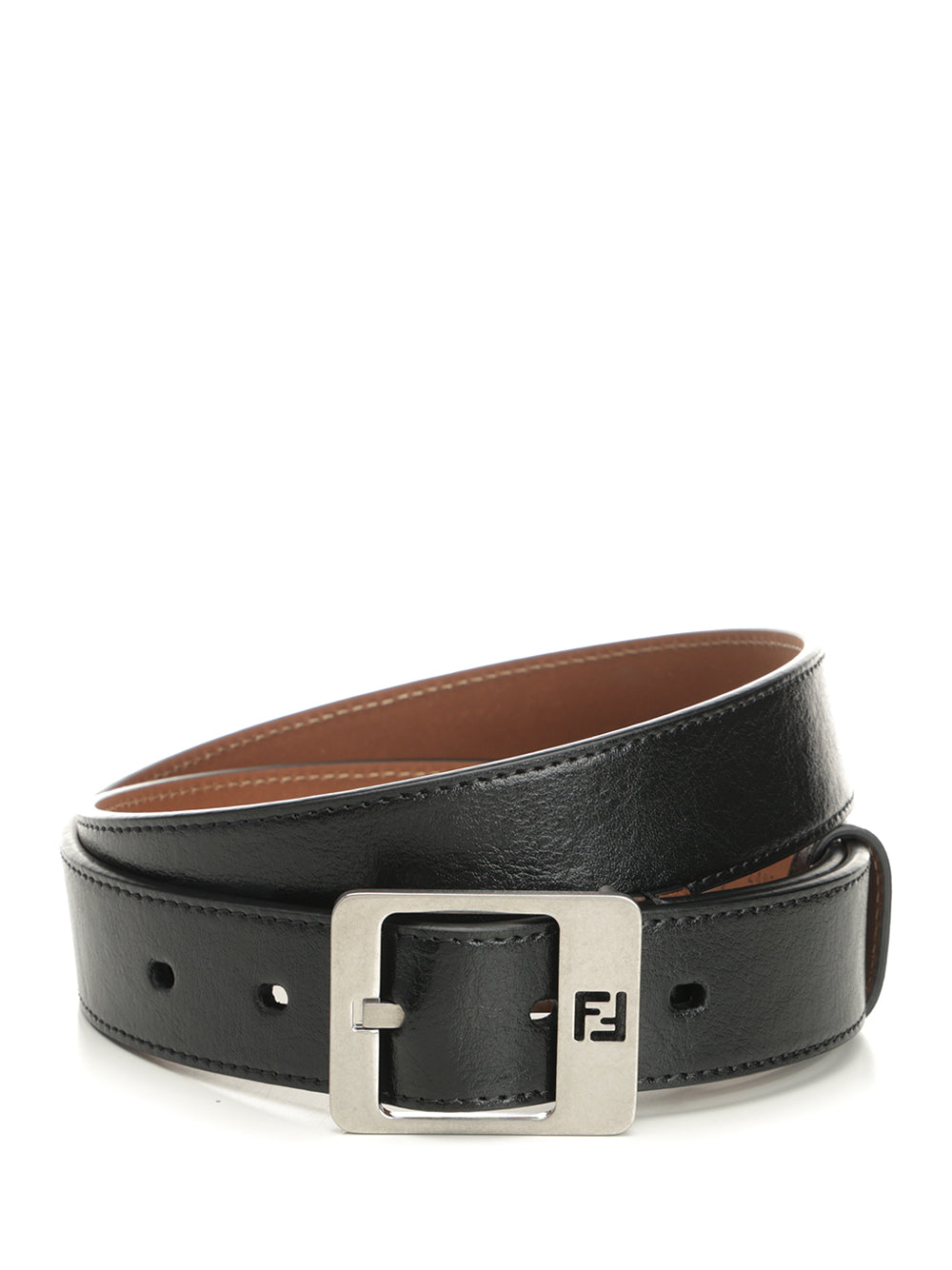 Fendi Leather Belt Belts - Black | 69c00d8d6db8c86e6300a7f217fb701bd2b8e556