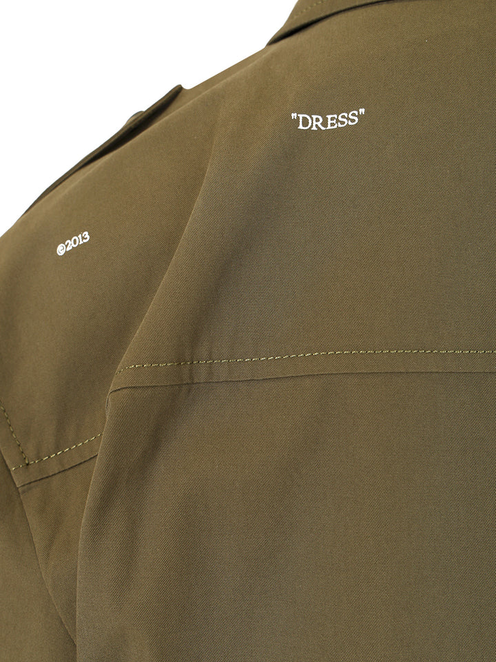 Off-White “Savana” Dress Dresses - Green | c379dd301a68e1a4345e98978ea67c0994acf6f2