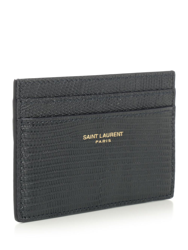Saint Laurent Saint Laurent Paris Signature Card Holder Wallets - Black | 81fe64fd263691babb369e6c3d3d66cdbc66d023