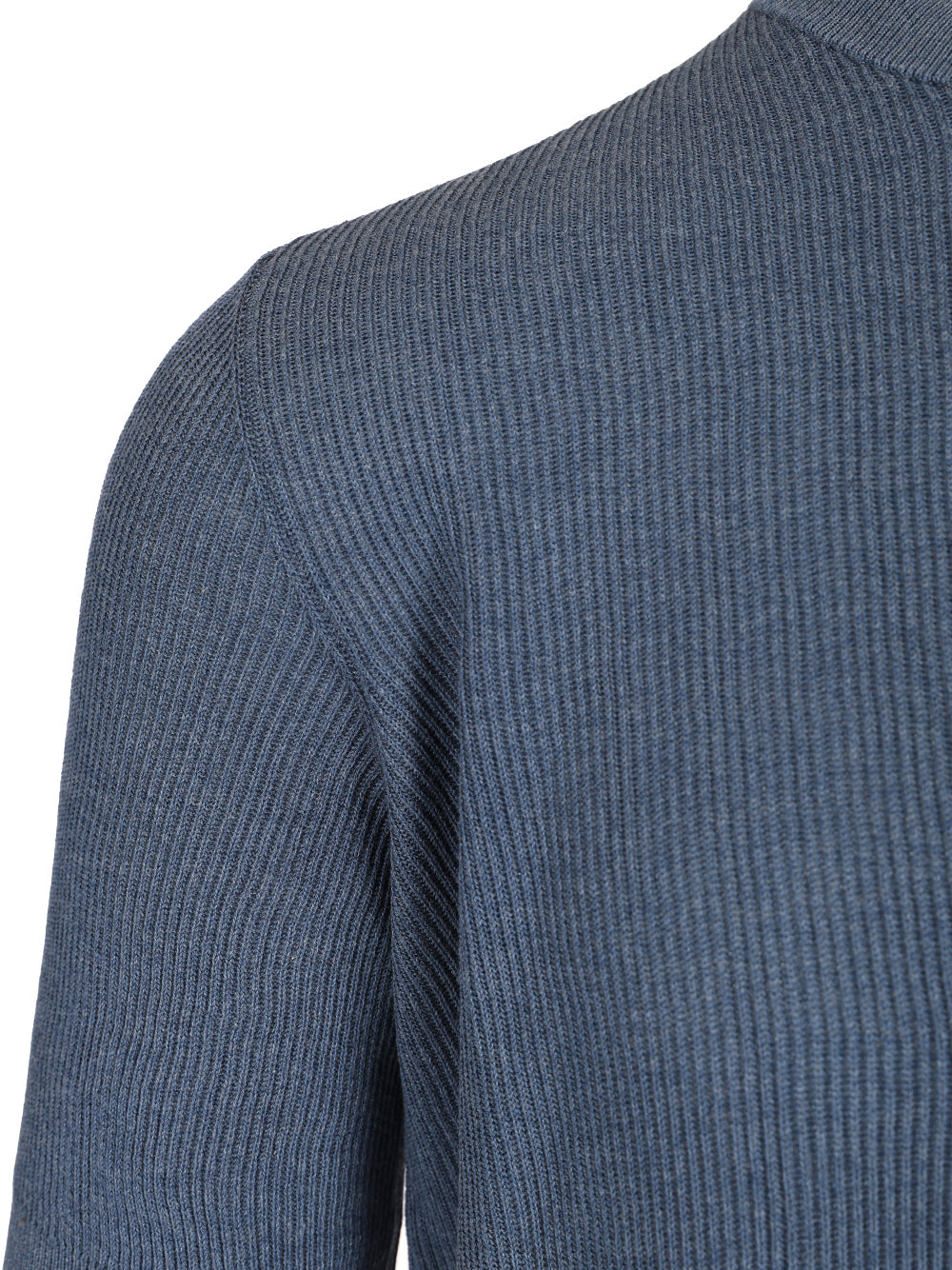 Mauro Ottaviani Ribbed T-Shirt - Blue | 804eba44bceb172c562d5dfba9934160b8c5ee05