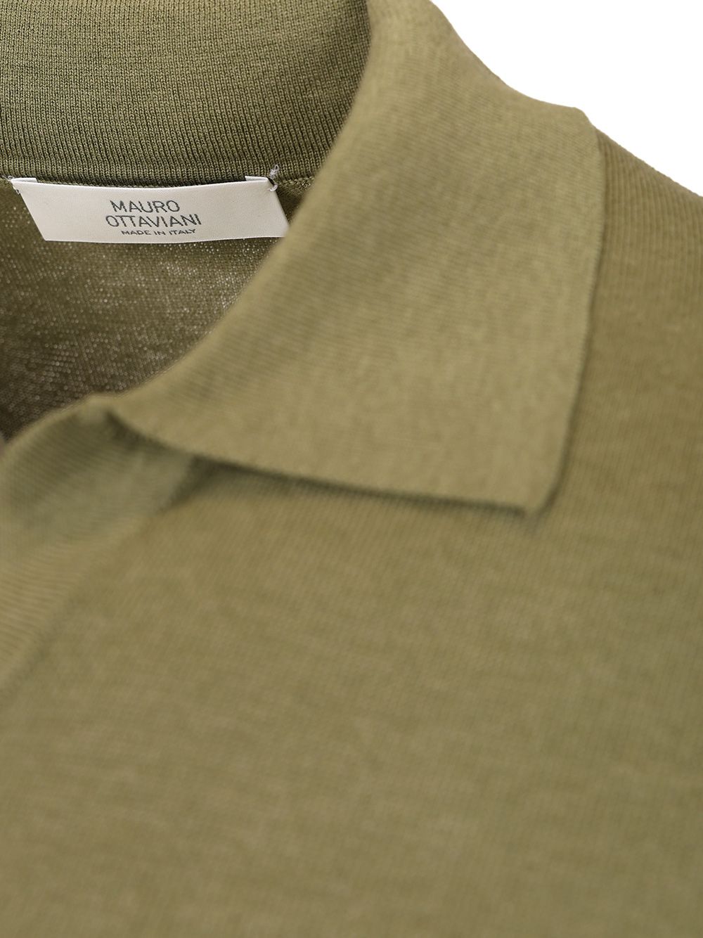 Mauro Ottaviani Knitted Jersey Polo shirt - Green | 0d70cc1b886b1f441a6155c0c53056cd66e571c6